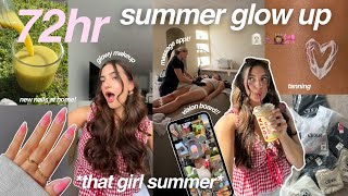 the ULTIMATE *THAT GIRL* summer GLOW UP!🧖🏼‍♀️💅🏼 nails, tanning, massages, self care, cider haul etc!