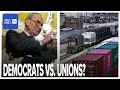 Rail Strike Bill Is Rare Rift Between Democrats, Unions