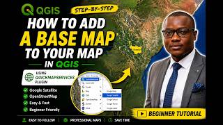 How to Add a Base Map to Your Map in QGIS | QuickMapServices Plugin Tutorial | Google Satellite