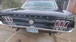 67 with a 408w Stroker Mustang opened up the cut-outs!