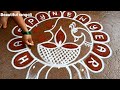 2025 newyear beautiful rangoli 5*3 happy newyear muggulu simple newyear rangoli peacock rangoli