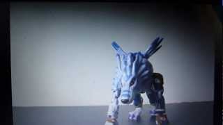 Digivolving Garurumon - Stop Motion