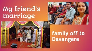 My friend's marriage vlog| off to Davangere| #love#swaroopneha #minivlog #travelling #couple