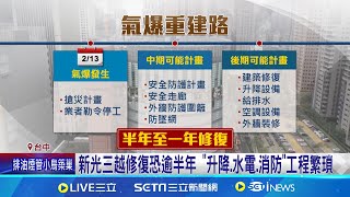 新光三越停業恐賠逾60億 建築公會:修復至少半年 \