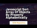 javascript sort array of objects by property alphabetically
