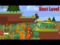 Best Weapon !! Stickman vs 2400 Zombies Chapter 1 Level 171-174