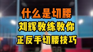 什么是切腰？刘辉教练教你正反手切腰技巧 完整教学 价值一亿 不看可又亏了