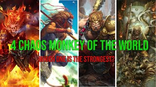 Sun Wukong and the 4 Chaos Monkeys: Who Tops the List?