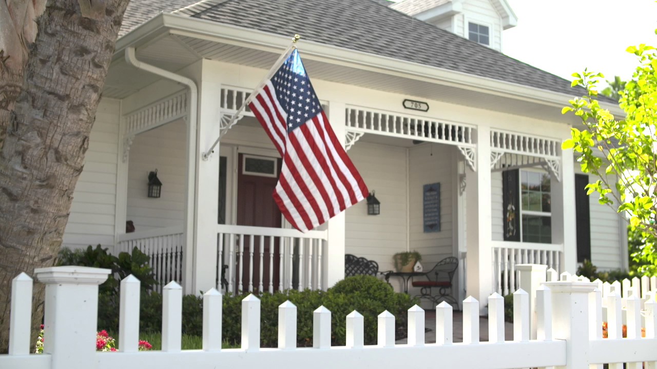 Tangle Free Flag Pole And American Flag - Get Grace Alley - YouTube