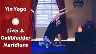 Yin Yoga for Liver & Gallbladder Meridians | Side Body, Legs, Hips {50 mins}