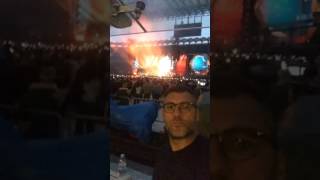 Christian Vieri al concerto dei Coldplay a San Siro!