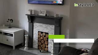 LED TV Wall - step-by-step installation showcase