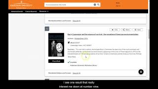 Advanced Search Strategies for the Library Catalog