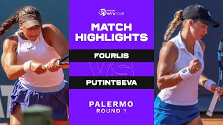 Jaimee Fourlis vs. Yulia Putintseva | 2022 Palermo Round 1 | WTA Match Highlights