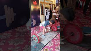 Deadlift 95 KG 🏋️‍♂️ No 1 Conventional Lift Weight 46 KG #shorts #powerlifting #bodybuilding #gym