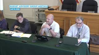 Budget Advisory Group Meeting May 19, 2026