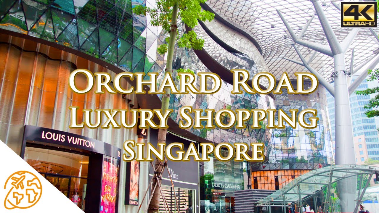 Orchard Road Singapore Luxury Shopping Street Walking Tour Travel Video ...