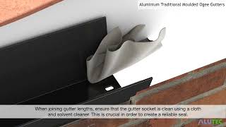 Marley Alutec | Installation Animation: Traditional Moulded Aluminium Gutter Systems