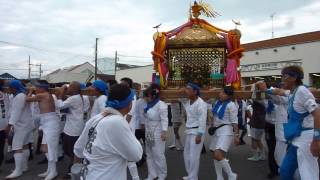 鴨川合同祭・熊野神社の神輿（ＪＲ安房鴨川駅にて）