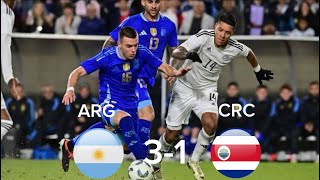 ARGENTINA VS COSTA RICA 3-1 HIGHLIGHTS & ALL GOALS 2024
