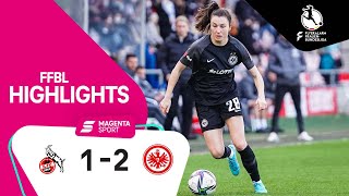 1. FC Köln - Eintracht Frankfurt | Highlights FLYERALARM Frauen-Bundesliga 21/22