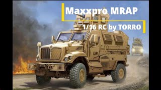 Torro MaxxPro MRAP 1/16 RC - Full Review (driving video coming)