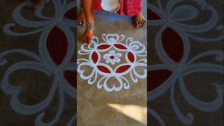 குட்டி கோலம் rangoli design Kolam #trending#viralshorts#shortsfeed#latestshort#ytshorts#shorts