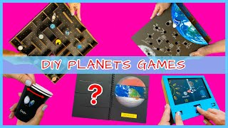 Best 5 DIY GAMES 🎮 to learn Solar System | Planets Order DIY Games for kids | Planets Projects