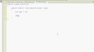 Java Lessons 3 - if Statements / Conditions pt. 1 of 2