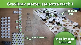 Gravitrax Starter set extra track 1 building tutorial