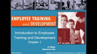 Employee Training and Development: An Introduction