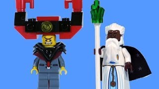 Build Lord Business & Vitruvius (from The LEGO Movie)