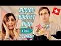 SWISS BUDGET TRAVEL: 11 Tips to Travel to Zurich, Switzerland on a Budget (Free & Cheap!)