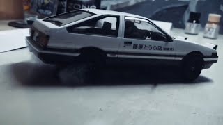 〈コマ撮り〉initial D 何⁉︎ 慣性ドリフト！ AE86 vs FD3S  #コマ撮り #イニシャルd #stopmotionanimation  #ハチロク #fd3s  #ユーロビート