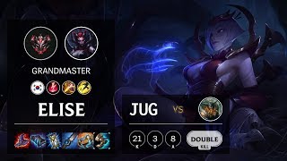 Elise Jungle vs Olaf - KR Grandmaster Patch 10.3