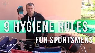 9 hygiene rules for a sambist. Sport hygiene is an utmost important for an athlete