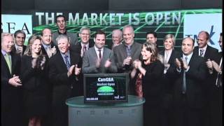 CanGEA opens Toronto Stock Exchange, September 14, 2011.