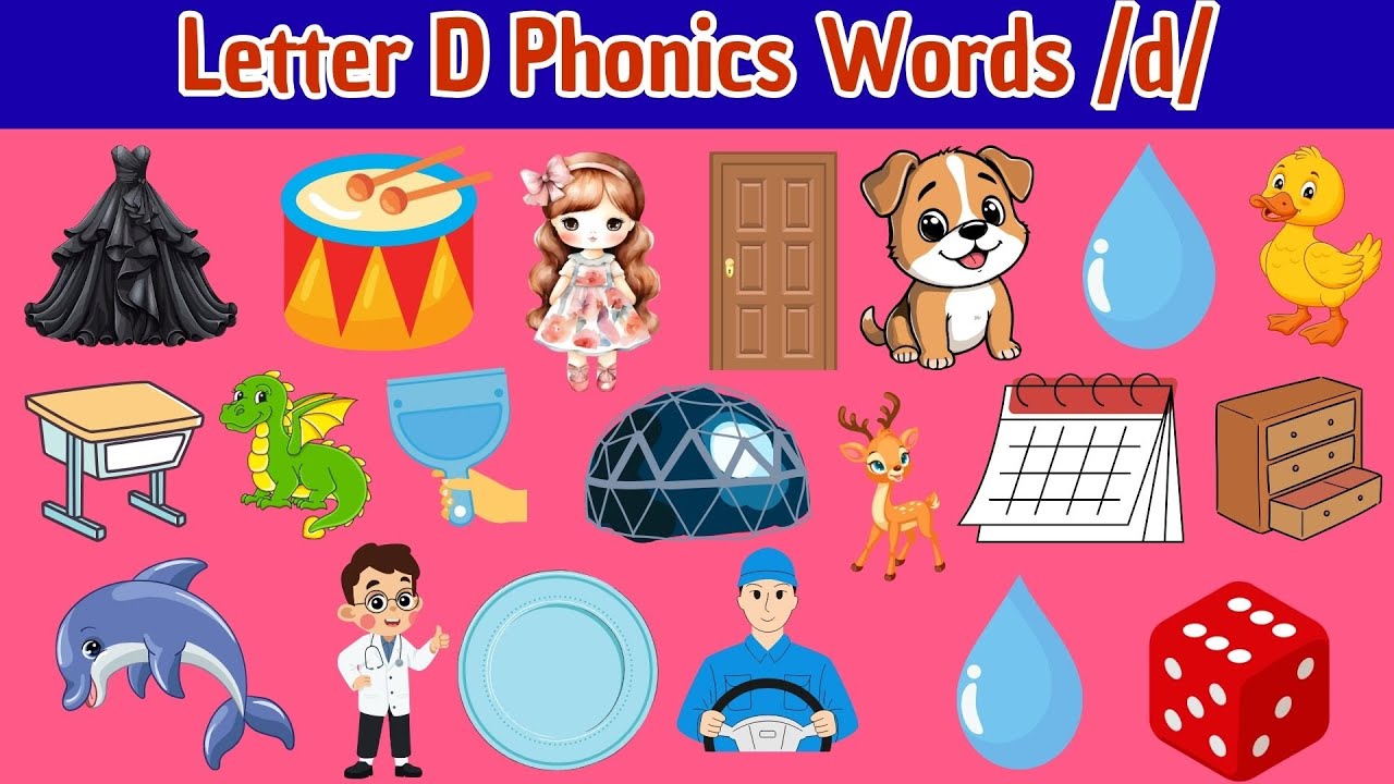 Learn Letter D Phonics Learn Letter D Phonics Fun Abc Learning For