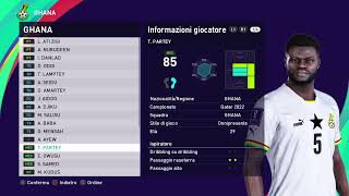 Ghana #fifa #worldcup2022 #efootball2023 PES 2021 #ps4 #ps5 #pc Patch Option File