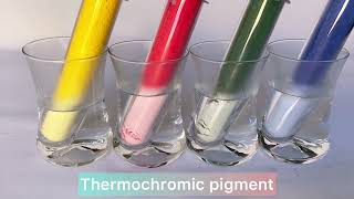 thermochromic pigment - temperature sensitive pigment