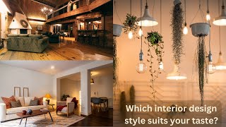 Which interior design / decor style suits your taste ? Take this quiz to find out.