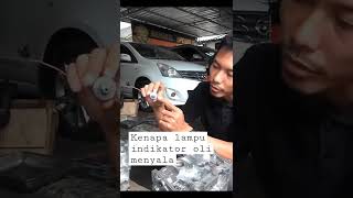 Harus paham, kenapa lampu indikator Oli menyala #shorts