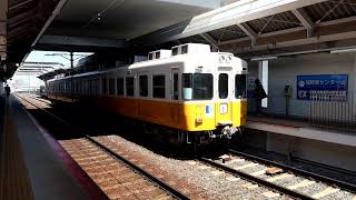 琴電1100形1101F　琴電琴平行き　伏石駅発車　2023年9月4日撮影