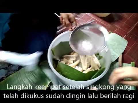 Cara Membuat Tape Singkong - YouTube