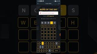 Theme ETH Upgrade Binance word of the day 5 letter's .