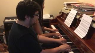 Scherzo and trio Diabelli piano duet sonata