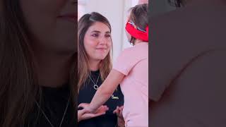 Daughter Tries to Find Mom Blindfolded #shorts