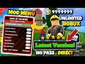 Roblox Mod Menu Apk 💬➡️🔗 latest version (100% WORKING- Mega Menu, Wallhack,high jump,fly,100x speed)