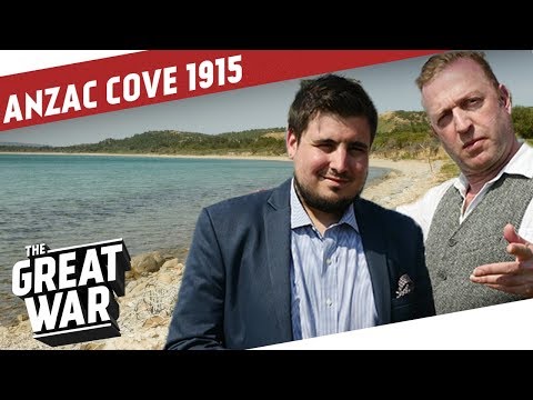 Who landed at Suvla Bay?