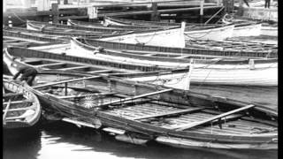 Life boats from the British passenger liner SS Arabic that was sunk by a German s...HD Stock Footage